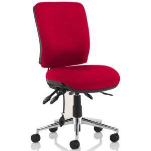 Praktikos Medium Back Posture Operator Chair, Bergamot Cherry