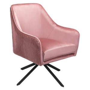 Pia Pleat Back Chair - Rose