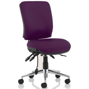 Praktikos Medium Back Posture Operator Chair, Tansy Purple