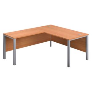 Proteus III L-Shape Desk, 160wx180dx73h (cm), Beech