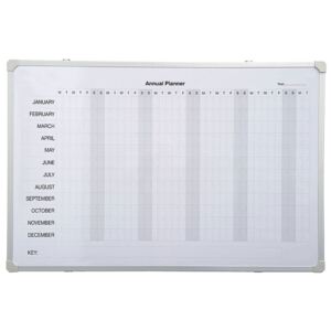 Magnetic Annual Planner, White