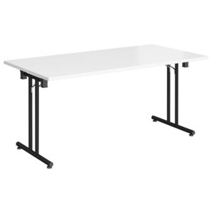 Ziegler Rectangular Folding Table, 160wx80dx73h (cm), White