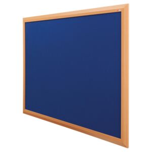 Eco Friendly Premier Noticeboards With Beech Frame, Blue