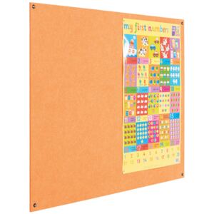 Eco-Colour Resist-A-Flame Frameless Noticeboards, Raspberry