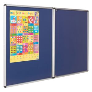 Eco-Colour Resist-A-Flame Tamperproof Noticeboards, Red