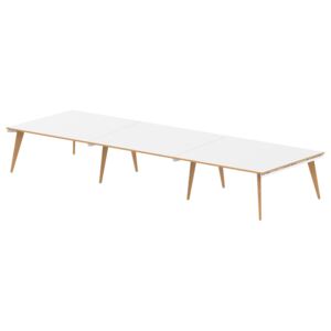 Vanara Extended Rectangular Boardroom Table, 480wx160dx73h (cm)