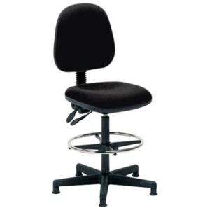 Boulder Fabric Draughtsman Chair (Charcoal), Charcoal