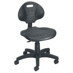 Echo 1 Lever Industrial Operator Chair, Black