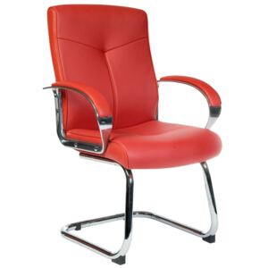 Hoxton Visitor Chair, Red