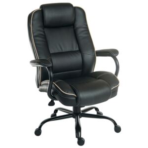 Colossal Duo Executive Leather Chair Black, Black