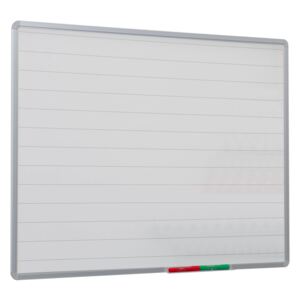 Non-Magnetic Writing Board With 75mm Lines, White