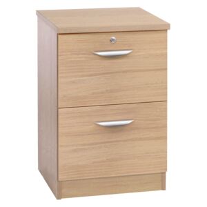 Small Office 2 Drawer Filing Cabinet, Sandstone