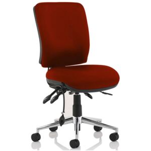 Praktikos Medium Back Posture Operator Chair, Ginseng Chilli