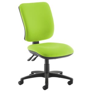 Polnoon Ergonomic High Back Operator Chair (No Arms), Green
