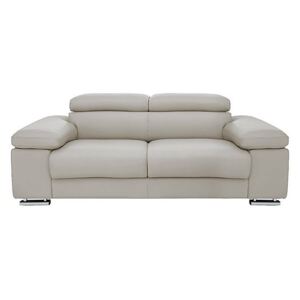 Nicoletti - Sanova 2.5 Seater Leather Sofa - Grey