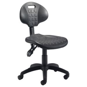 Echo 2 Lever Industrial Operator Chair, Black
