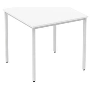 Vitali Square Meeting Table (Square Legs), White