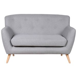 Kirundo 2 Seater Fabric Sofa, Light Grey