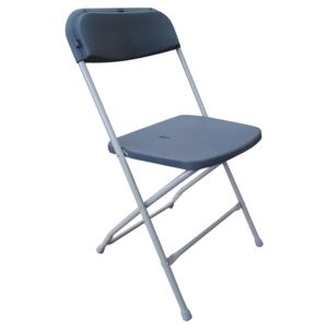 Pack Of 10 Bunche Plastic Folding Chairs, Grey