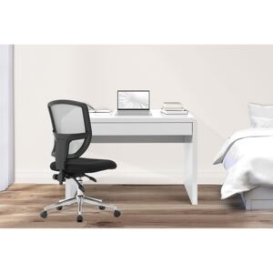 Derry Rectangular Home Office Desk (Gloss White)