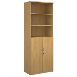 Open Top Cupboards, 5 Shelf - 80wx47dx214h (cm), Oak