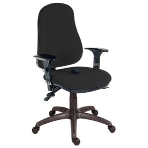 Comfort Ergo Air Operator Chair With Adjustable Arms, Black