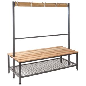 QMP Double Sided Island Cloakroom Bench