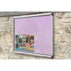 Shield ColourPlus Exterior Showcase, Landscape 4xA4 - 71wx57h (cm), Lilac