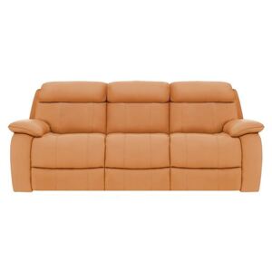 Moreno 3 Seater Leather Sofa - Yellow- World of Leather