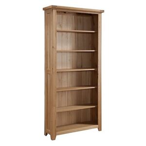 Furnitureland - California Solid Oak Bookcase - Brown
