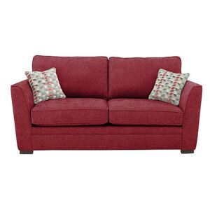 The Delight 2 Seater Classic Back Fabric Sofa - Red