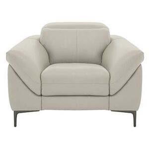 Galaxy Armchair with Manual Headrests - Grey- World of Leather