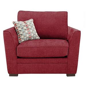 The Delight Fabric Armchair - Red