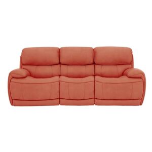 Relax Station Rocco 3 Seater Fabric Power Rocker Sofa with Power Headrests - Orange