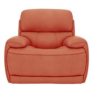 Relax Station Rocco Fabric Power Rocker Armchair with Power Headrest - Orange
