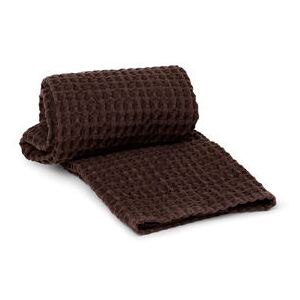 Organic Hand towel - / 100 x 50 cm - Honeycomb by Ferm Living Brown