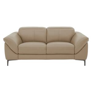 Galaxy 2 Seater Power Sofa with Power Headrests - Mink- World of Leather