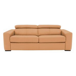 Infinity 3 Seater Leather Sofa - Yellow- World of Leather