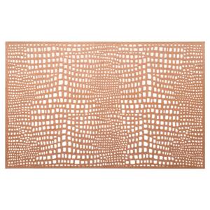 Placemat Glamour PVC/PS rectangular copper 30 x 45 cm AMBITION