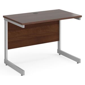 Tully I Narrow Rectangular Desk, 100wx60dx73h (cm), Walnut