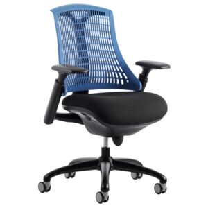 Warp Black Frame Blue Mesh Back Operator Chair, Blue