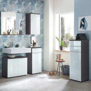 Germania Bathroom Basin Cabinet GW-Pescara Graphite White