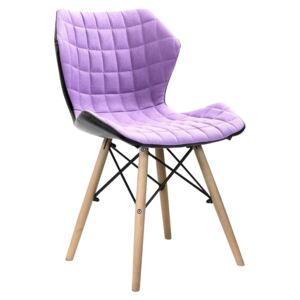 Kyle Lightweight Fabric Chair, Purple