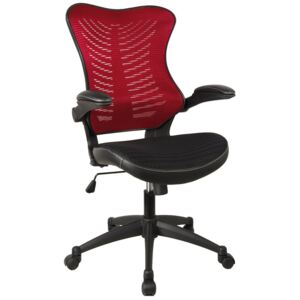 Mercury Mesh Back Operator Chair (Red), Red