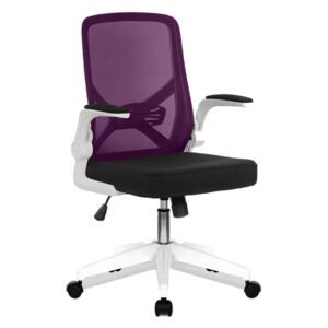 Flex Folding Purple Mesh Back Task Chair