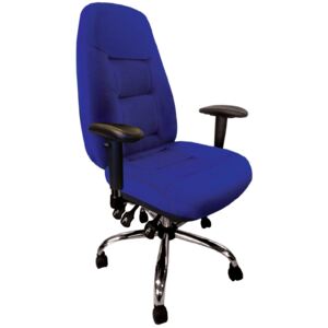 Belize 24HR Operator Chair (Fabric), Blue