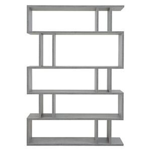 Elmari Concrete Tall Shelving - Grey