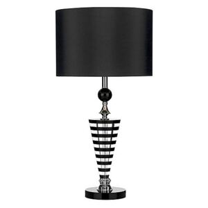 Hudson Crystal Table Lamp - Black