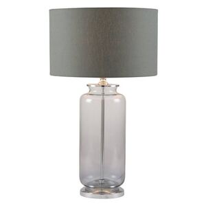 Grey Ombre Glass Table Lamp - Grey