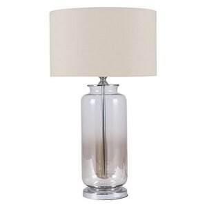 Lustre Ombre Glass Table Lamp - Clear